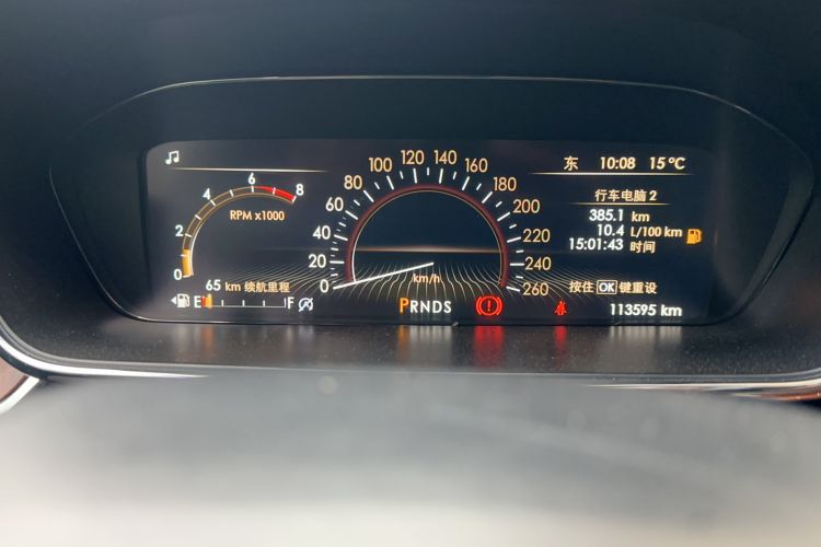 Used Lincoln Continental 2018 2.0T Two-Wheel Drive Deluxe Edition Odometer Close Up