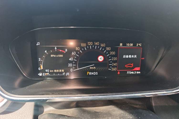 Used Lincoln Continental 2018 2.0T Two-Wheel Drive Deluxe Edition Instrument Cluster