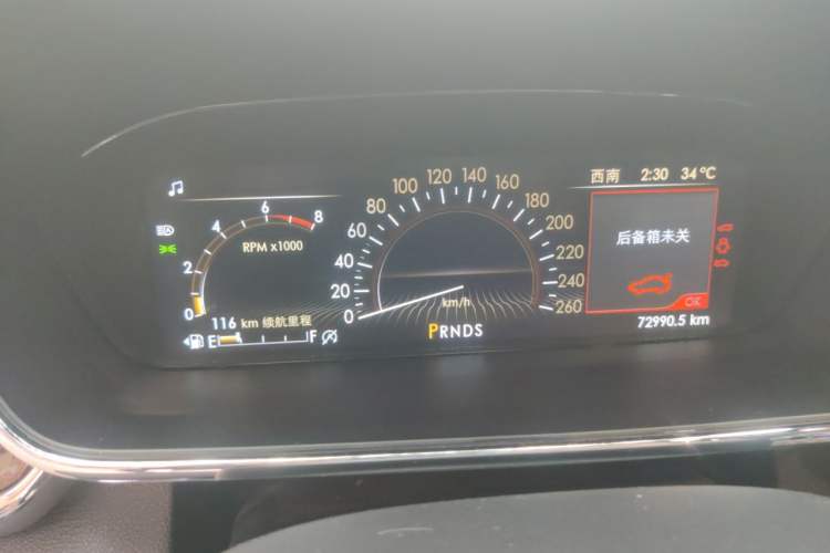 Used Lincoln Continental 2019 2.0T Two-Wheel Drive Luxury Edition China VI Standard Instrument Cluster