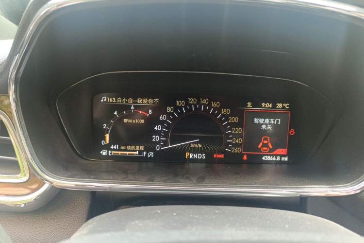 Used Lincoln Continental 2019 2.0T Two-Wheel Drive Luxury Edition China VI Standard Instrument Cluster