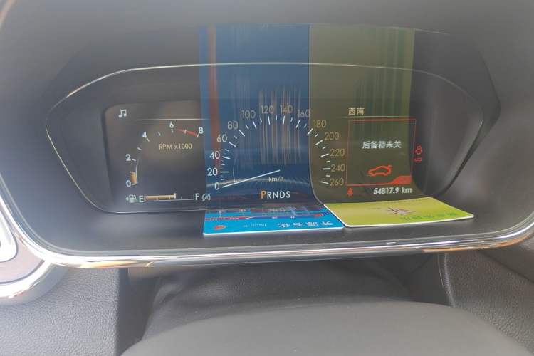 Used Lincoln Continental 2019 2.0T Two-Wheel Drive Prestige Version China VI Standard Odometer Close Up