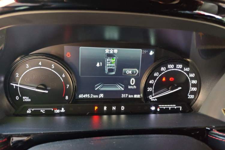 Used Lincoln Corsair 2020 2.0T Two-Wheel-Drive Black Knight Limited Edition Instrument Cluster