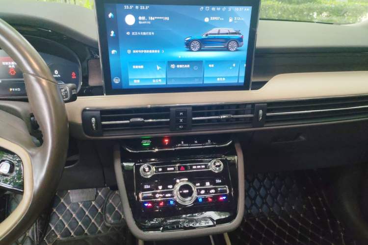 Used Lincoln Corsair 2020 2.0T Four-Wheel Drive Prestige Edition Audio And AC Panel