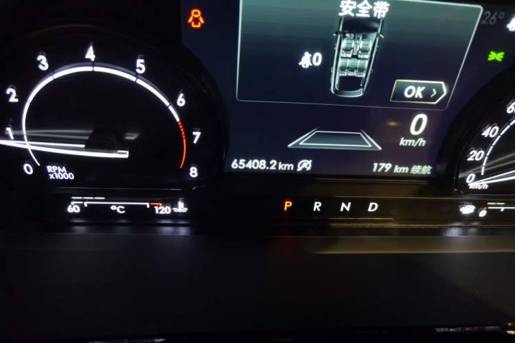 Used Lincoln Corsair 2020 2.0T Two-Wheel Drive Luxury Edition Odometer Close Up