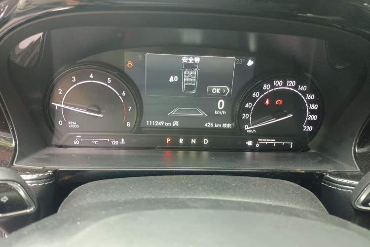 Used Lincoln Corsair 2020 2.0T Two-Wheel Drive Luxury Edition Odometer Close Up