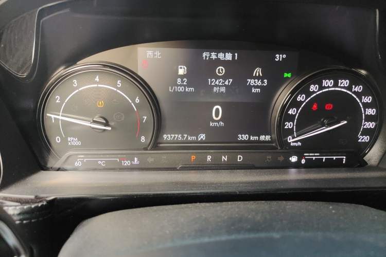 Used Lincoln Corsair 2021 2.0T Two-Wheel Drive Deluxe Edition Odometer Close Up