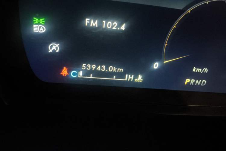 Used Lincoln Corsair 2021 2.0T Four-Wheel Drive Prestige Edition Odometer Close Up