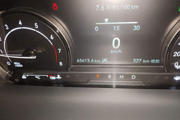 Used Lincoln Corsair 2021 2.0T Two-Wheel Drive Deluxe Edition Odometer Close Up