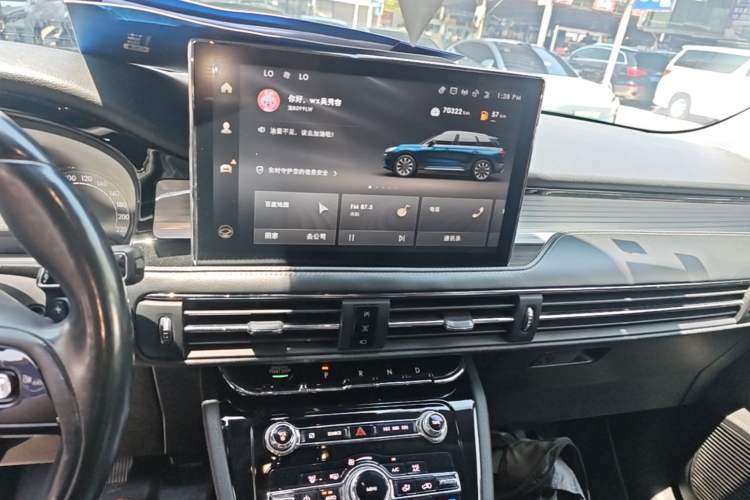 Used Lincoln Corsair 2021 2.0T Two-Wheel Drive Deluxe Edition Audio And AC Panel