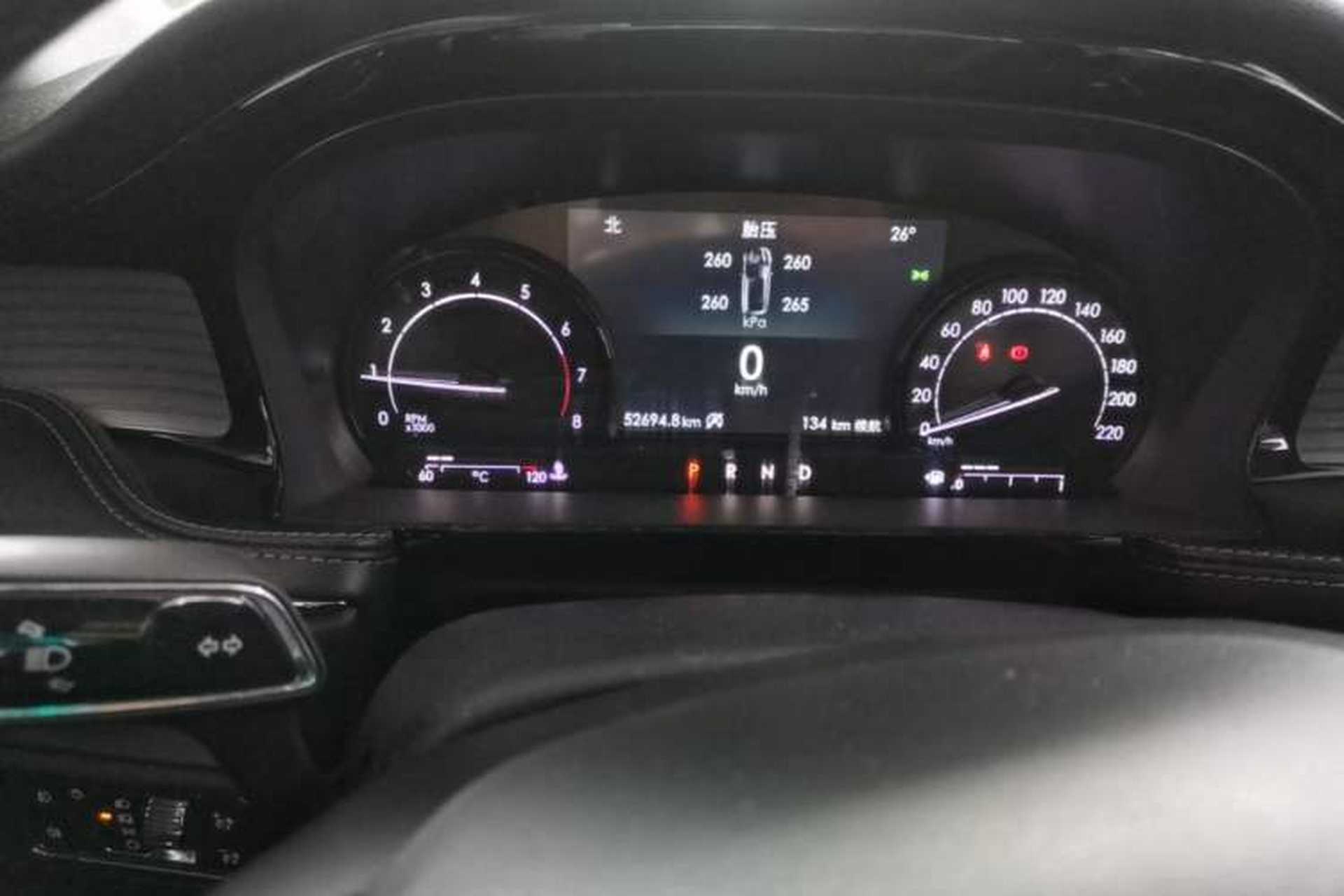 Used Lincoln Corsair 2021 2.0T Two-Wheel Drive Deluxe Edition Odometer Close Up
