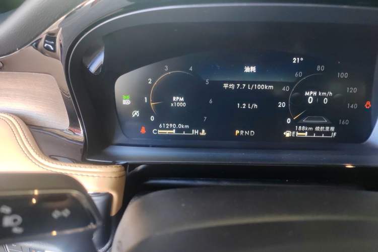 Used Lincoln Corsair 2021 2.0T Two-Wheel-Drive Luxury Edition Odometer Close Up