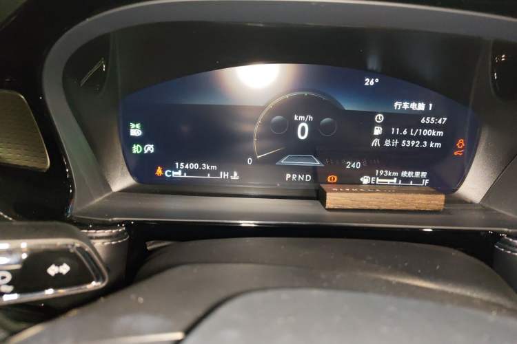 Used Lincoln Corsair 2022 2.0T Two-Wheel Drive Luxury Edition Odometer Close Up