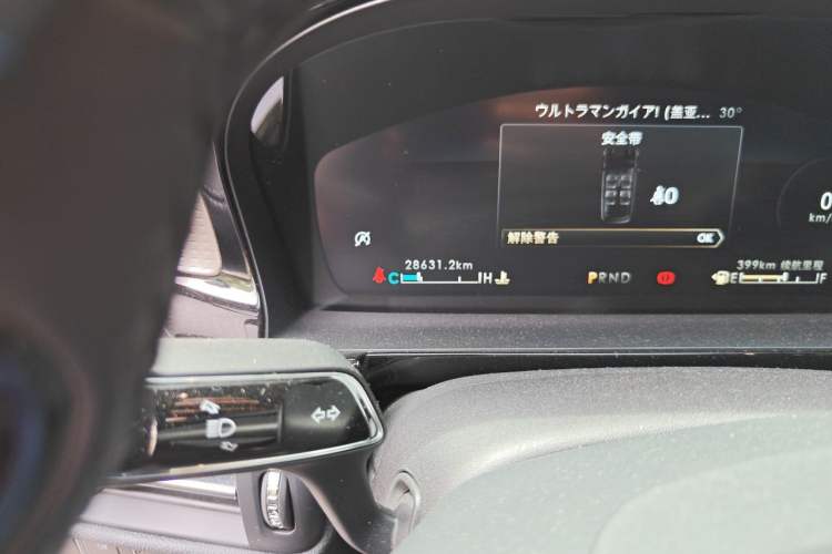 Used Lincoln Corsair 2022 Revised Version 2.0T Two-Wheel Drive Premium Edition Odometer Close Up