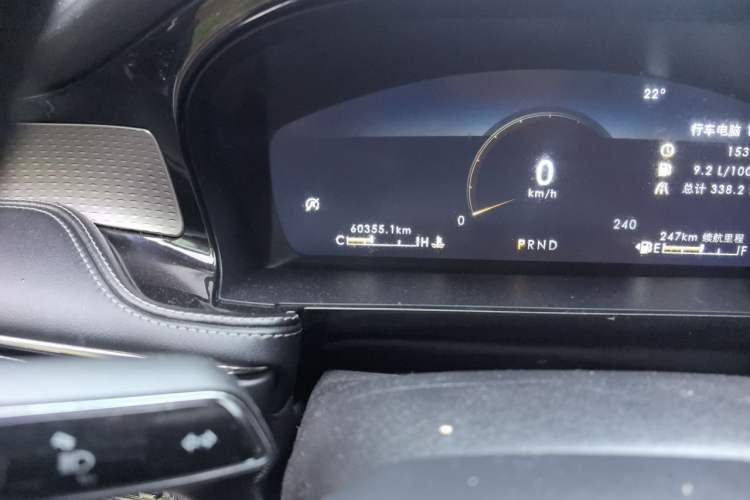 Used Lincoln Corsair 2022 2.0T Two-Wheel Drive Deluxe Edition Odometer Close Up