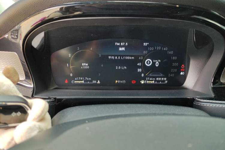 Used Lincoln Corsair 2022 Revised Version 2.0T Two-Wheel Drive Luxury Edition Odometer Close Up