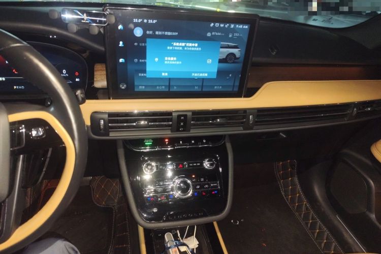 Used Lincoln Corsair 2022 2.0T Two-Wheel Drive Luxury Edition Audio And AC Panel