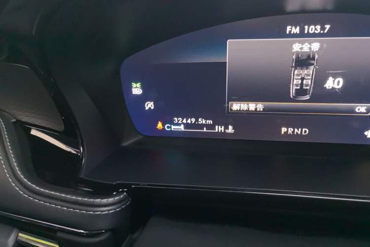 Used Lincoln Corsair 2022 2.0T Two-Wheel Drive Luxury Edition Odometer Close Up