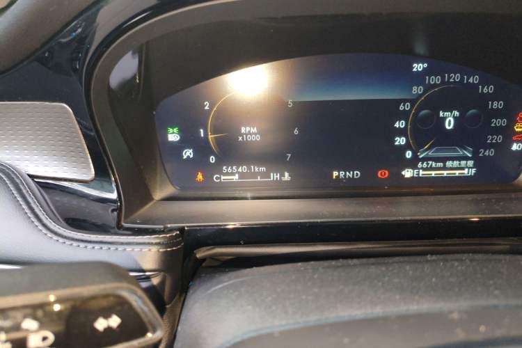 Used Lincoln Corsair 2022 2.0T Two-Wheel Drive Luxury Edition Odometer Close Up