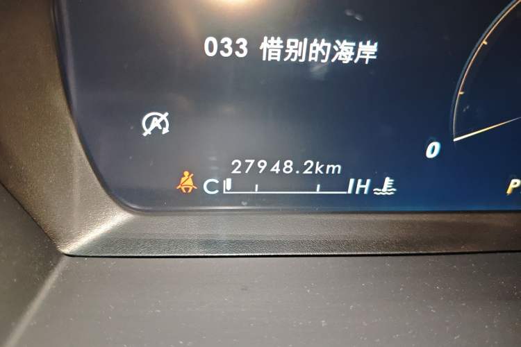 Used Lincoln Corsair 2022 2.0T Four-Wheel Drive Prestige Edition Odometer Close Up