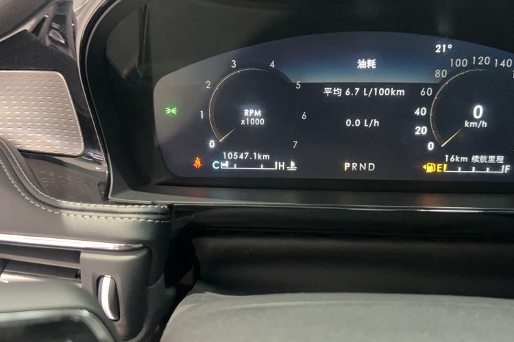 Used Lincoln Corsair 2022 2.0T Two-Wheel Drive Deluxe Edition Odometer Close Up