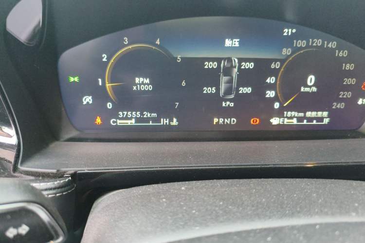 Used Lincoln Corsair 2022 Revised Version 2.0T Two-Wheel Drive Premium Edition Odometer Close Up