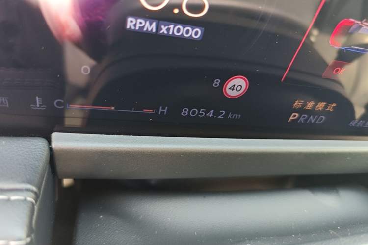 Used Lincoln Corsair 2024 2.0T Two-Wheel-Drive Luxury Edition Odometer Close Up