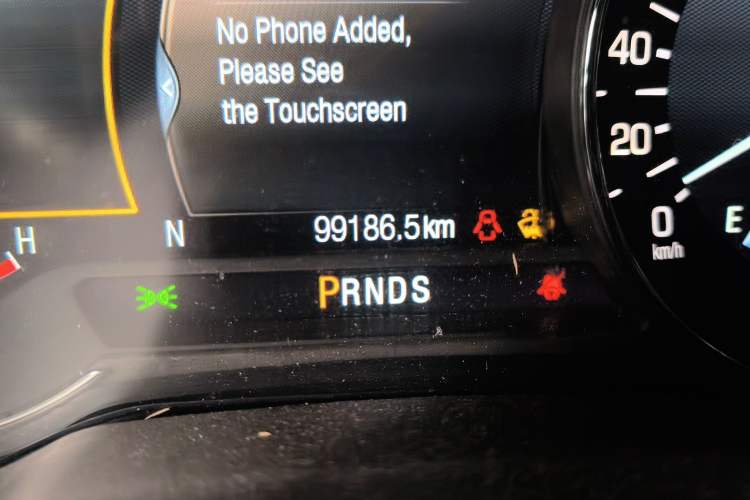 Used Lincoln MKC 2014 2.0T Four-Wheel Drive Luxury Edition Odometer Close Up