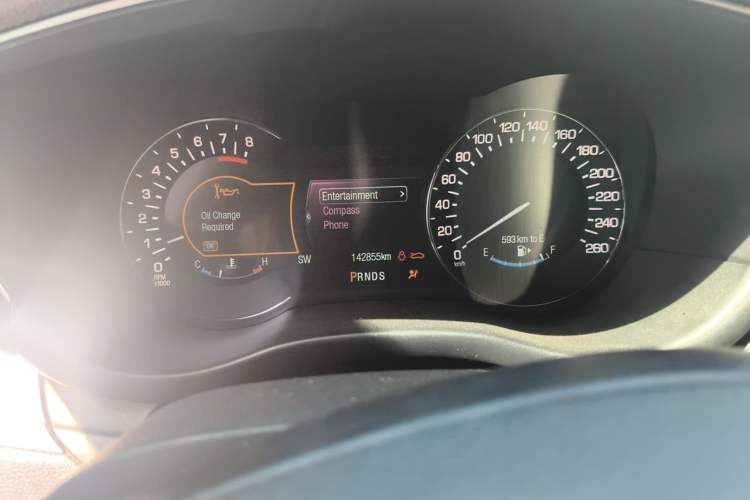 Used Lincoln MKC 2014 2.0T Two-Wheel Drive Deluxe Edition Instrument Cluster