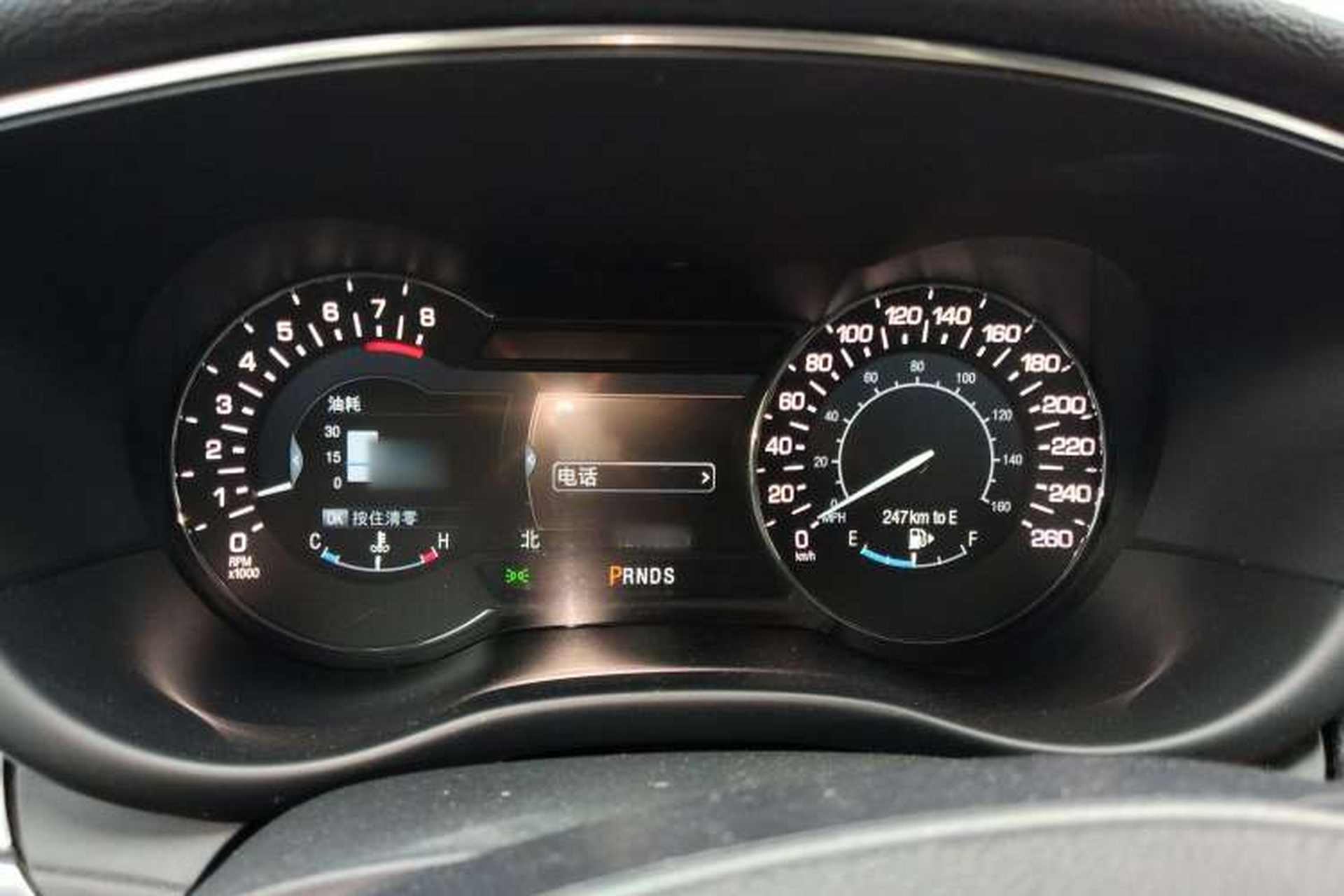 Used Lincoln MKC 2014 2.0T Two-Wheel Drive Deluxe Edition Instrument Cluster