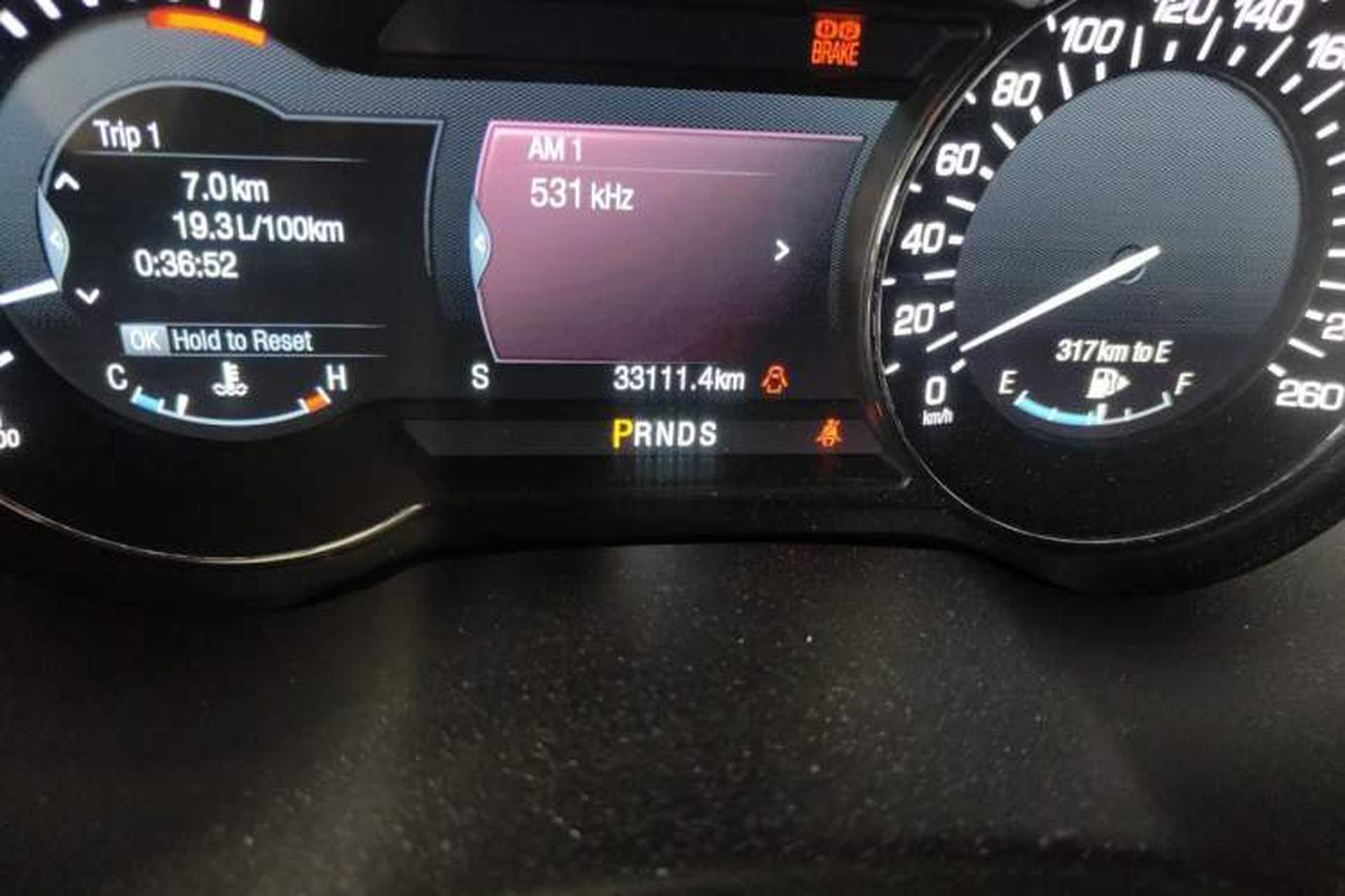 Used Lincoln MKC 2014 2.0T Four-Wheel Drive Luxury Edition Odometer Close Up