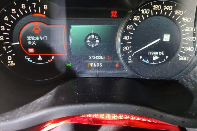 Used Lincoln MKC 2014 2.0T Four-Wheel Drive Luxury Edition Odometer Close Up
