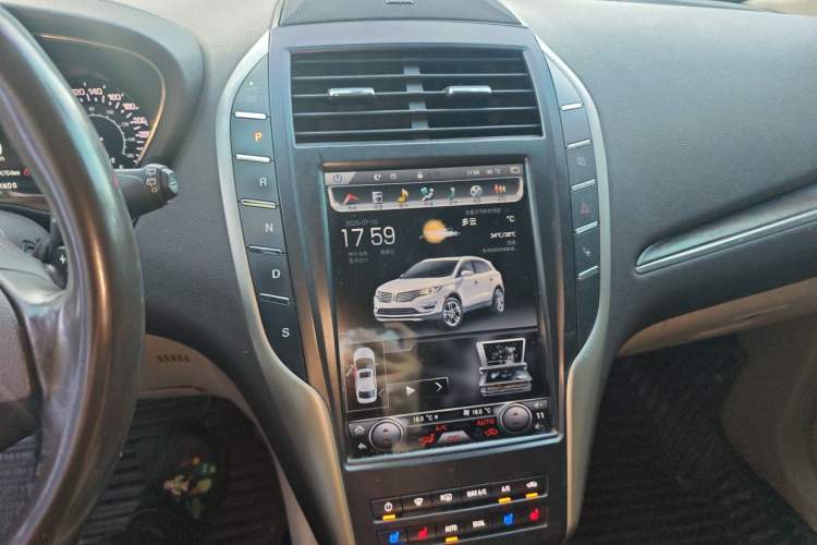 Used Lincoln MKC 2017 2.0T Two-Wheel-Drive Luxury Edition Audio And AC Panel
