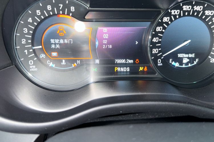 Used Lincoln MKC 2017 2.0T Two-Wheel Drive Deluxe Edition Odometer Close Up