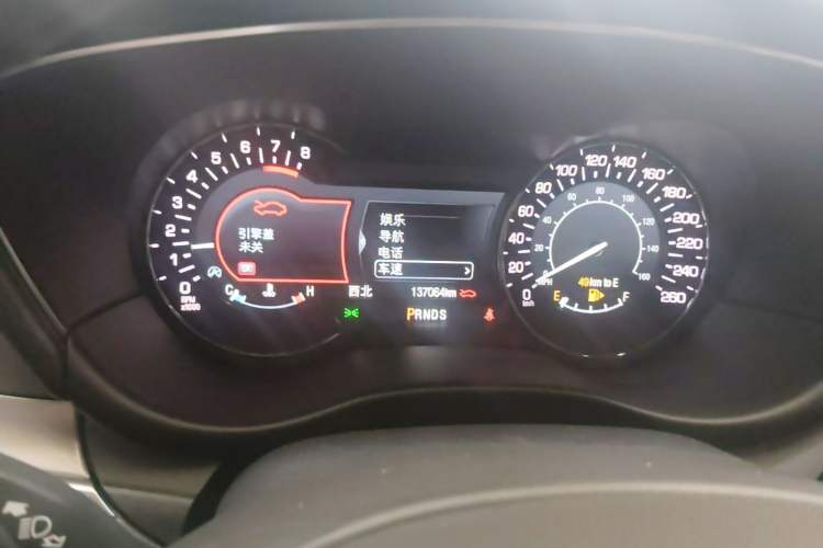 Used Lincoln MKC 2017 2.0T Two-Wheel Drive Deluxe Edition Instrument Cluster