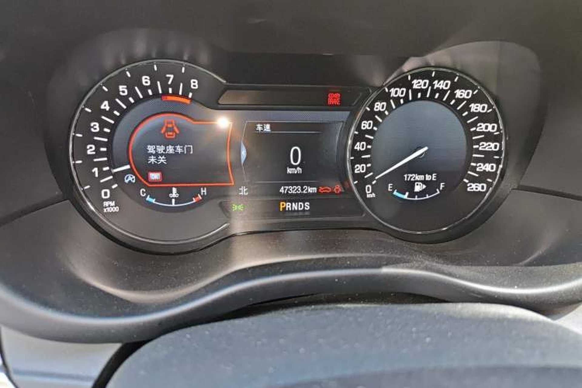Used Lincoln MKC 2017 2.0T Two-Wheel Drive Deluxe Edition Odometer Close Up