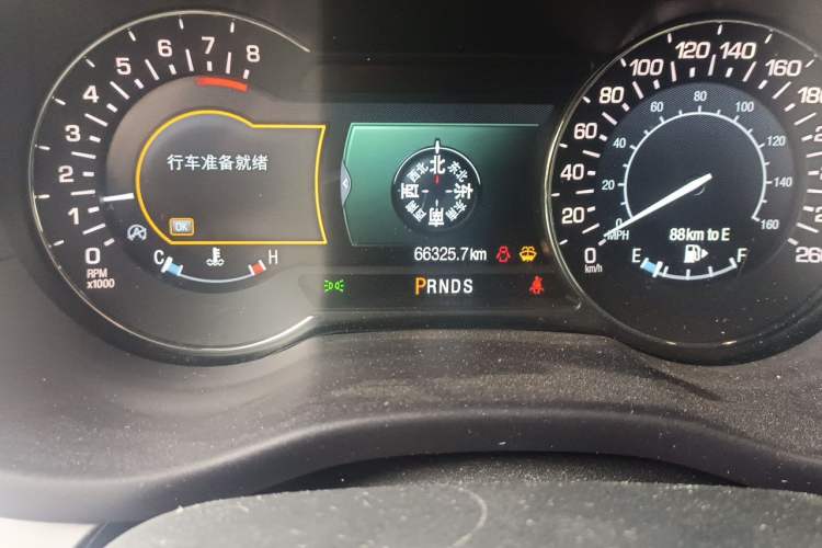 Used Lincoln MKC 2017 2.0T Two-Wheel-Drive Luxury Edition Odometer Close Up