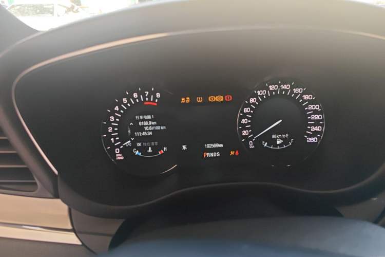 Used Lincoln MKC 2017 2.0T Two-Wheel Drive Zunyue Edition Instrument Cluster