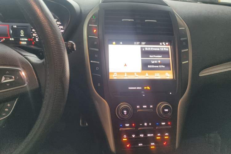 Used Lincoln MKC 2017 2.0T Two-Wheel Drive Deluxe Edition Audio And AC Panel