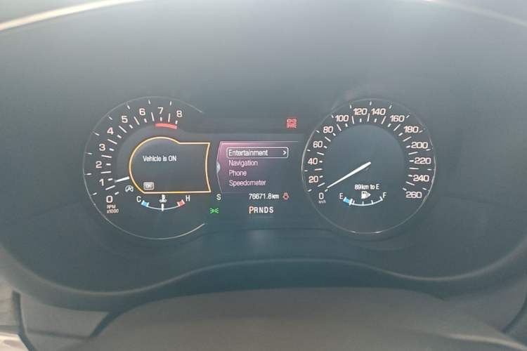 Used Lincoln MKC 2017 2.0T Two-Wheel-Drive Luxury Edition Instrument Cluster