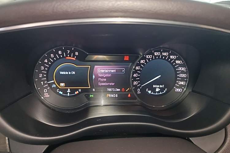 Used Lincoln MKC 2017 2.0T Two-Wheel-Drive Luxury Edition Instrument Cluster