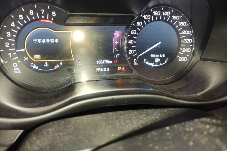Used Lincoln MKC 2017 2.0T Two-Wheel Drive Deluxe Edition Odometer Close Up