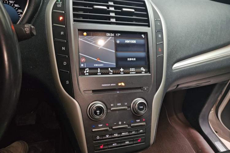 Used Lincoln MKC 2017 2.0T Two-Wheel Drive Deluxe Edition Audio And AC Panel
