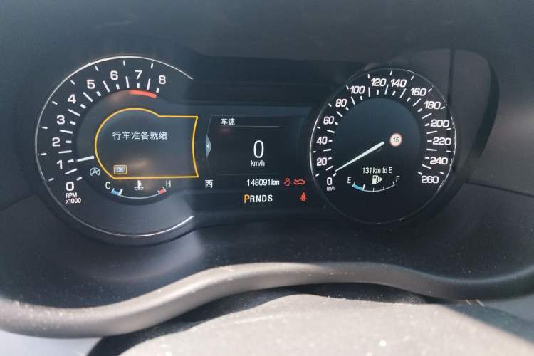 Used Lincoln MKC 2017 2.0T Two-Wheel-Drive Luxury Edition Odometer Close Up