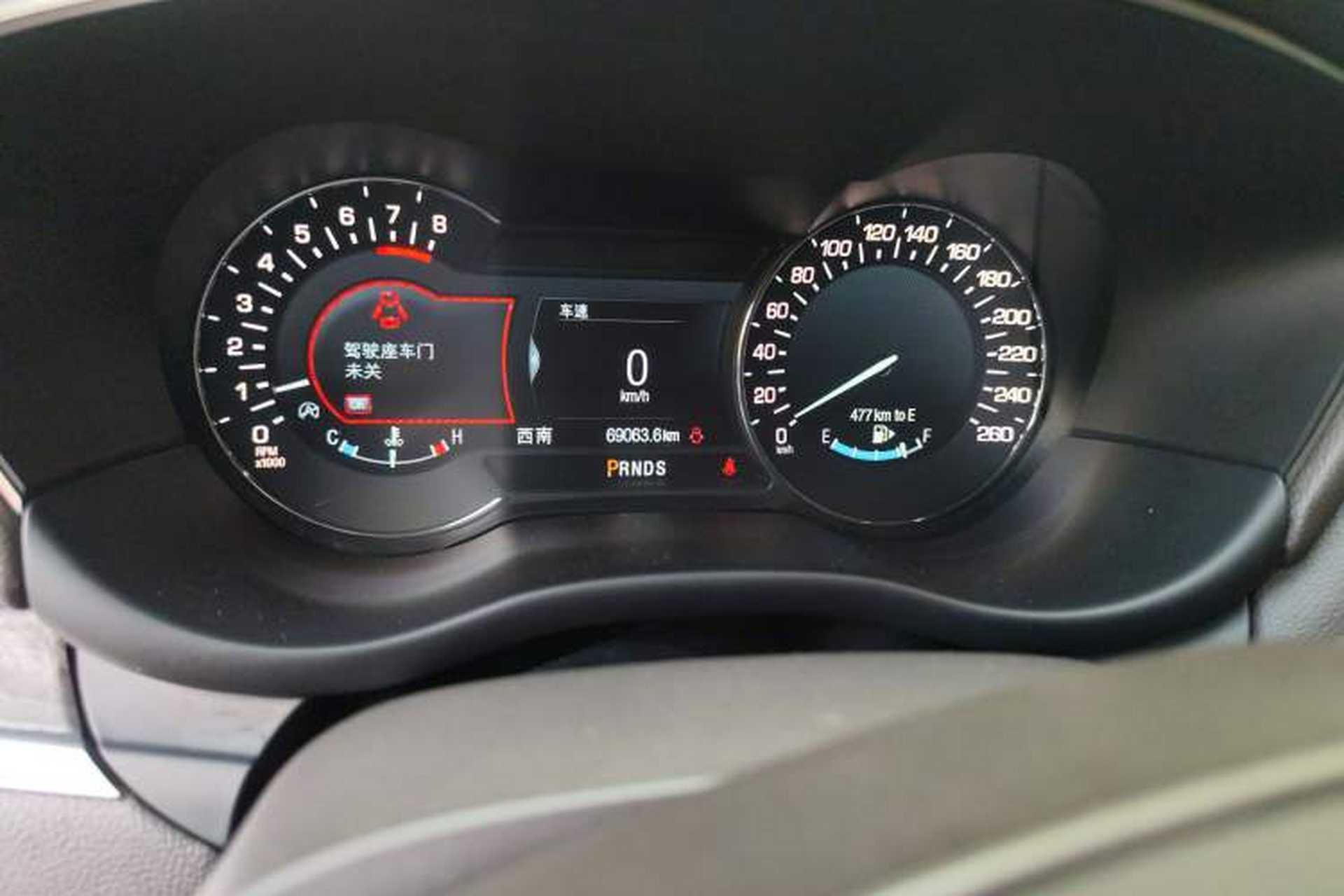 Used Lincoln MKC 2018 2.0T Four-Wheel Drive Zunya Edition Odometer Close Up