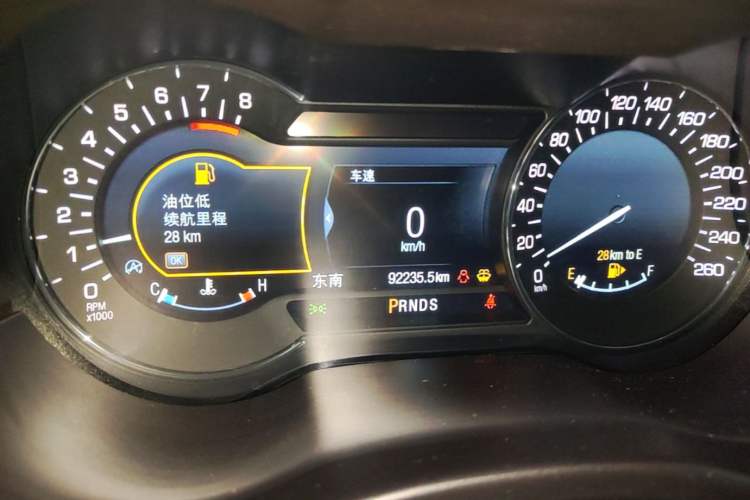 Used Lincoln MKC 2019 2.0T Two-Wheel Drive Luxury Edition China VI Standard Instrument Cluster