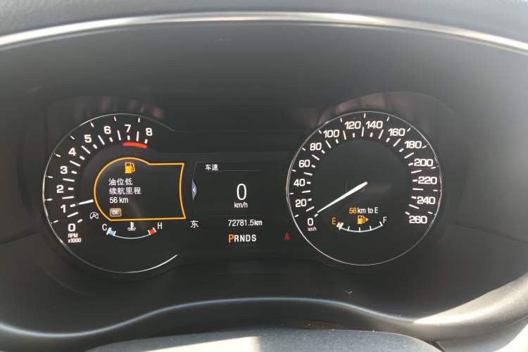 Used Lincoln MKC 2019 2.0T Two-Wheel Drive Luxury Edition China VI Standard Instrument Cluster