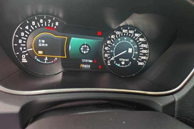 Used Lincoln MKX 2015 2.7T Four-Wheel Drive Prestige Edition Odometer Close Up