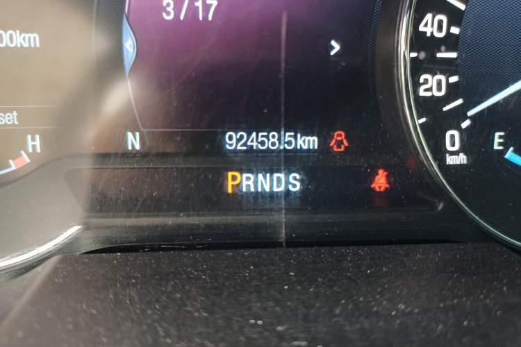 Used Lincoln MKX 2015 2.7T Four-Wheel Drive Prestige Edition Odometer Close Up