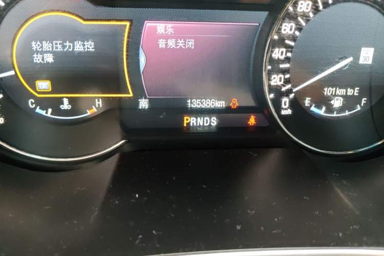 Used Lincoln MKX 2015 2.0T Four-Wheel Drive Luxury Edition Odometer Close Up
