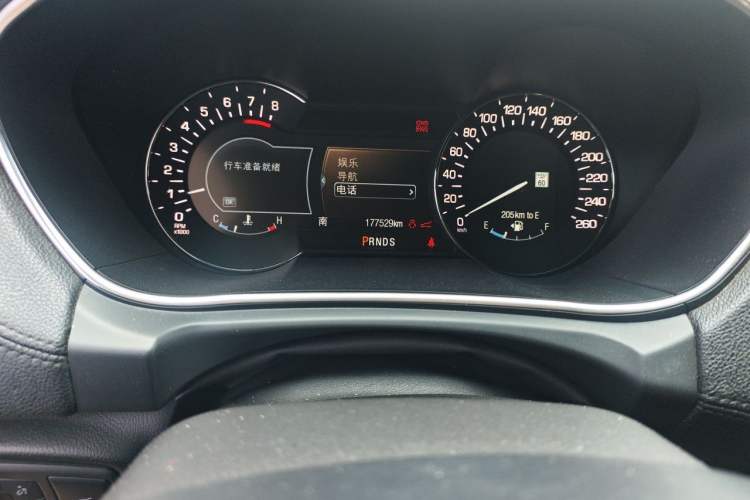 Used Lincoln MKX 2015 2.0T Four-Wheel Drive Luxury Edition Odometer Close Up